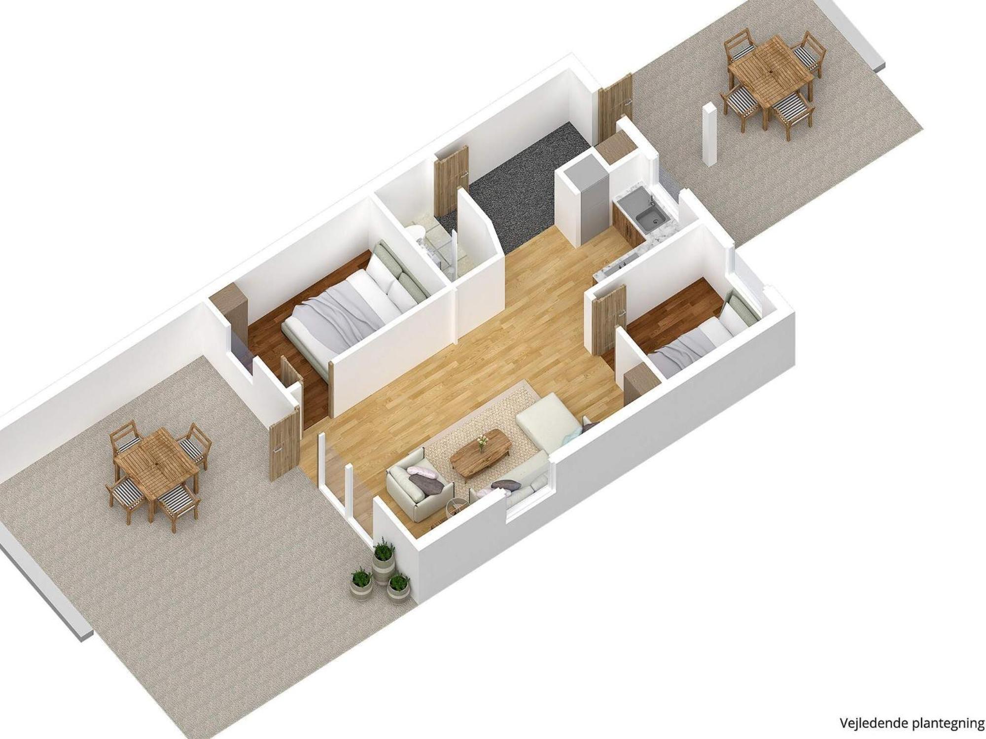 Ferienhaus 3 Person In L S Laeso